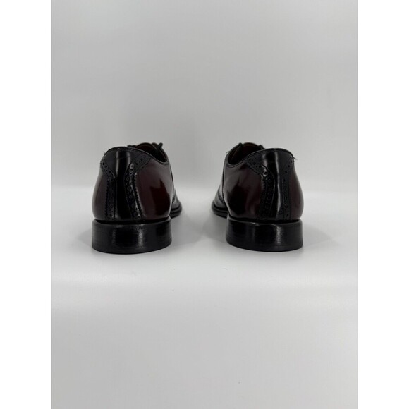 Keith Highlanders Burgundy & Black Oxford Loafers USA MADE Size 11 D Excellent C - Picture 6 of 13